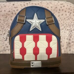 Blue and Red Star Backpack
